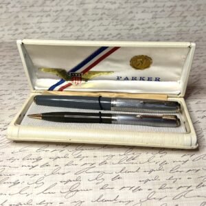 1015-Parker-51-set-BattleshipGrey-Sterling-USA