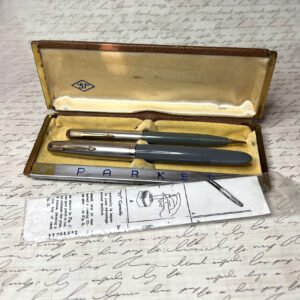 1019-Parker-51-Blue-Diamond-set-1947-Canada-PenDen-Fountain-Pen-Restoration-and-Sale