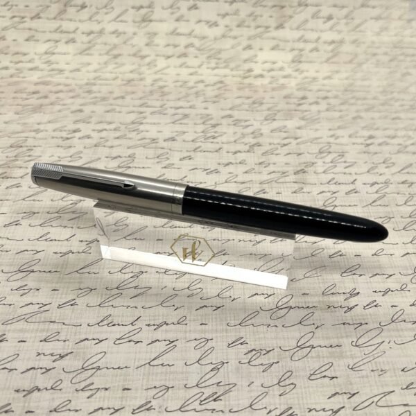 1027-Parker-51-USA-195~-Black-Steel-PenDen-Fountain-Pen-Restoration-and-Sales