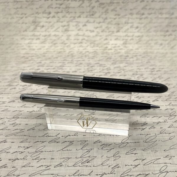 1052-Parker-51-USA-195~-Black-Lustraloy-Aerometric-PenDen-Restoration-and-Sales-(2)