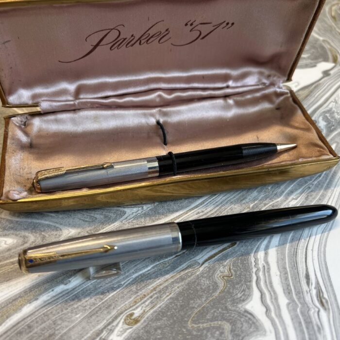 Parker 51-Blue Diamond Pen/Pencil Set - Image 2